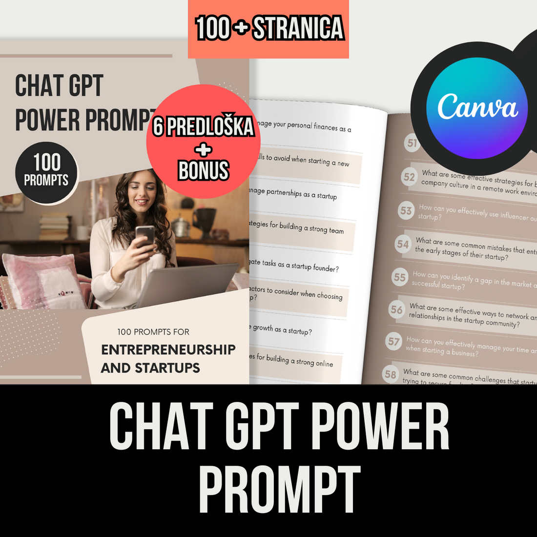 6 DIGITALNIH PROIZVODA - Chat GPT Prompts